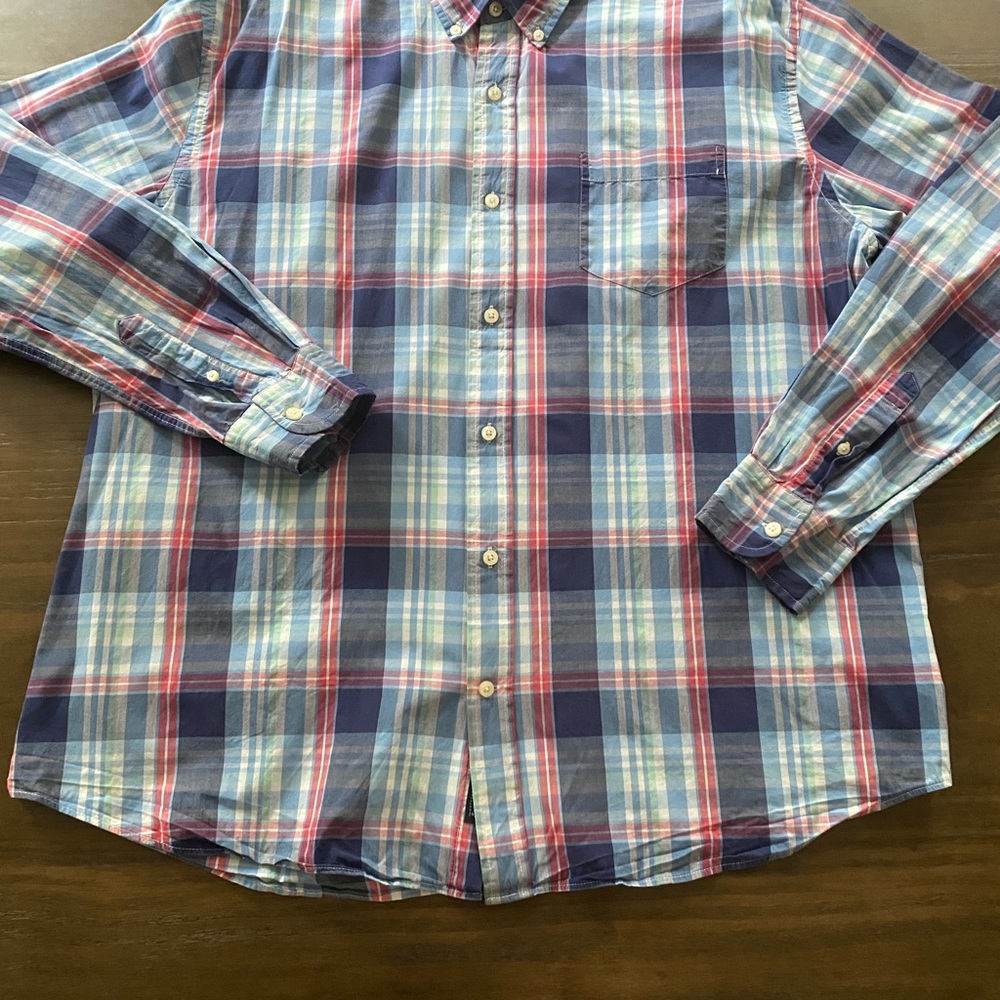 Crown & Ivy Multicolor Plaid Button Down Shirt